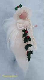 Wit hulstengeltje, Hobby en Vrije tijd, Vilt, Ophalen of Verzenden, Nieuw, Figuurtje(s)