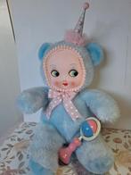 Vintage pastel teddy met stoffen gezicht, Ophalen of Verzenden, Zo goed als nieuw, Stoffen beer, Overige merken