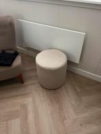 Leuke ronde poef, Ophalen, Rond, Zo goed als nieuw, Stof