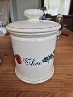 Boerenbont Voorraadpot Thee - Vintage, Ophalen of Verzenden