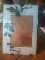 Antiek Fotolijstje met Bladdecoratie, Ophalen of Verzenden, Gebruikt
