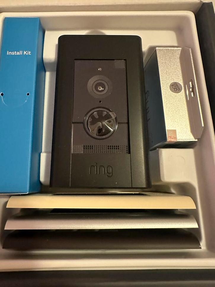 Ring Deurbel Elite - Nieuw in doos!, Huis en Inrichting, Deurbellen, Nieuw, Bedraad, Ingebouwde camera, Ophalen of Verzenden