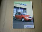 Fiat Multipla Van 1 / 2005 4 pag., Verzenden, Zo goed als nieuw, Overige merken