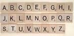 Scrabble letters, Ophalen of Verzenden, Zo goed als nieuw