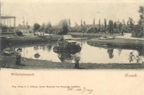 (388-287-001) Sneek Wilhelminapark, Verzamelen, Ansichtkaarten | Nederland, Friesland, Verzenden