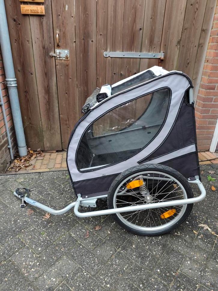 HONDEN FIETSKAR grote, Fietsen en Brommers, Fietsaccessoires | Aanhangers en Karren, Gebruikt, Hondenkar, Ophalen of Verzenden