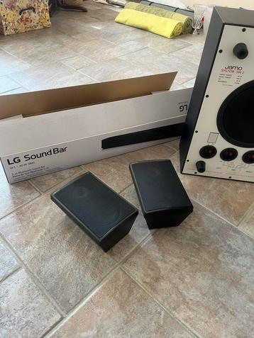Jamo subwoofer, 2 boxen, LG soundbar beschikbaar voor biedingen