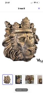 Leeuwenkop bloempot, Ophalen of Verzenden, Zo goed als nieuw