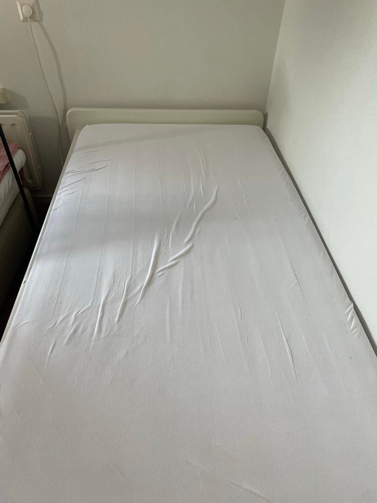 2 Auping bedden 90x200 - Stevig en makkelijk te monteren, Huis en Inrichting, Slaapkamer | Bedden, Gebruikt, Tweepersoons, 90 cm