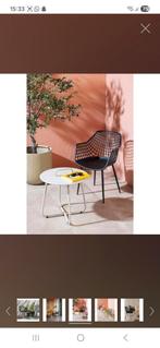 Kwantum stoelen voor binnen en buiten 6 stuks, Ophalen, Gebruikt, Zwart, Metaal