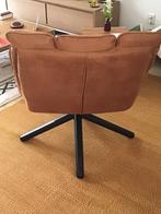 Fauteuil Daan, cognac-kleurig, Huis en Inrichting, Fauteuils, Ophalen, Minder dan 75 cm, Modern met een klassiek tintje, Zo goed als nieuw