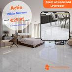 Wit marmer gepolijste tegel 2 cm 30 cm x VL €29,95m2 actie, Doe-het-zelf en Verbouw, Ophalen, 60 cm of meer, Nieuw, 10 m² of meer