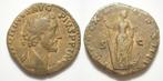 Romeinse munt Antoninus Pius Sestertius TR POT XX COSIIII SC, Ophalen of Verzenden, Overige landen, Losse munt