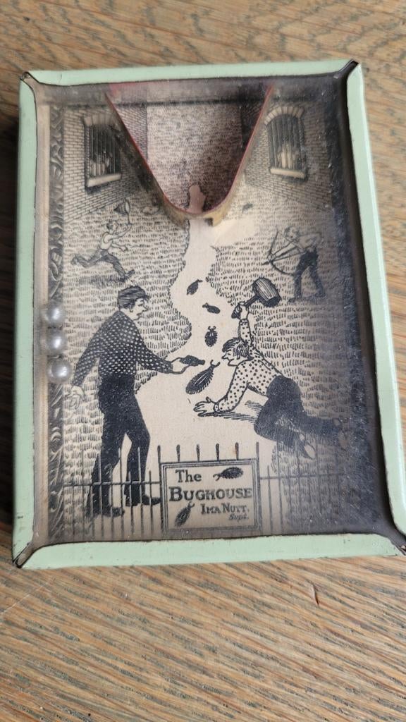 Origineel oud behendigheid spelletje bughouse, Ophalen of Verzenden