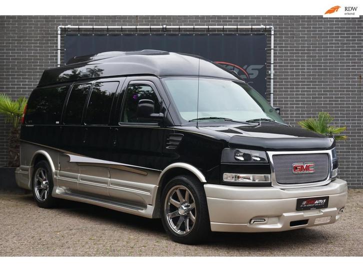 GMC SAVANA VAN 5.3 V8 314PK AUT 7Per Camper LPG Luxe Leer Tv, Caravans en Kamperen, Campers, Bedrijf, Overige merken, LPG, Automaat