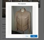 Boncetti leren jas jack maat 42 valt als maat 38/40 lamsleer