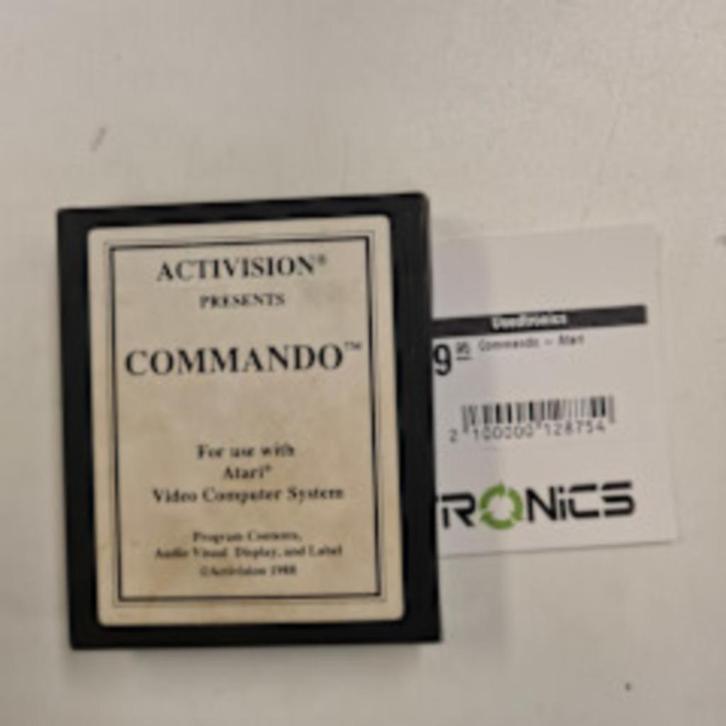 Commando - Atari, Spelcomputers en Games, Games | Atari, Gebruikt, Overige modellen, Racen en Vliegen, 1 speler, Vanaf 3 jaar