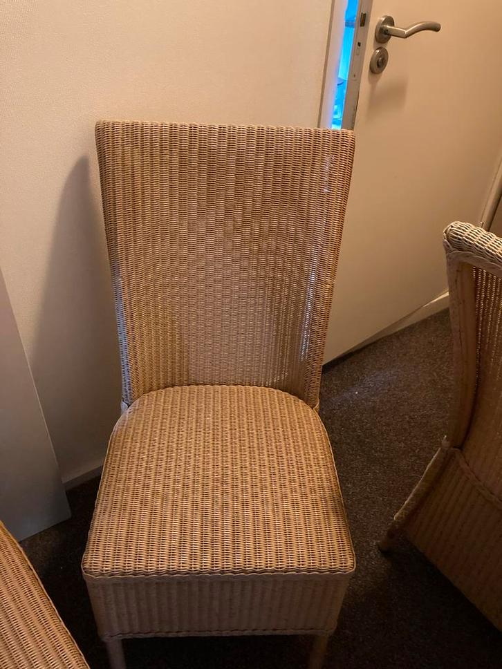 Lloyd Loom Eetkamerstoelen - Set van 6, Antiek en Kunst, Antiek | Meubels | Stoelen en Banken, Ophalen