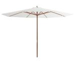 Parasol met houten paal 350 cm zandwit -nieuw in doos-, ., Nieuw, Ophalen of Verzenden, .
