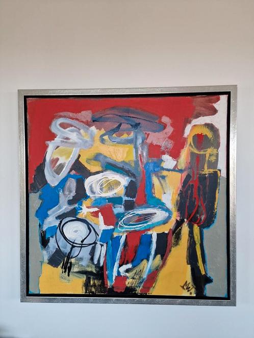Martin Wordragen schilderij Cobra tijdgenoot, Antiek en Kunst, Kunst | Schilderijen | Abstract, Ophalen