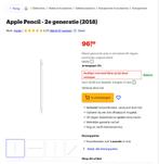 Apple Pencil 2e generatie - Zo goed als nieuw!, Ophalen of Verzenden, Zo goed als nieuw