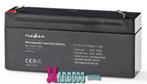 Lood accu, Batterij, mobiele geluidssets, Alarm, 12 + 6 volt, Nedis, Nieuw, Info@marbeco.nl, Oplaadbaar