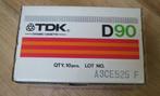 TDK cassettebandjes    10 stuks in originele omdoos van TDK, Cd's en Dvd's, Cassettebandjes, 2 t/m 25 bandjes, Overige genres