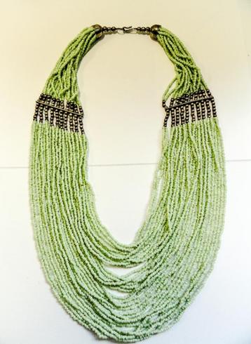 vintage kralen ketting jaren 50  - 60 beschikbaar voor biedingen