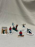 Lemax skie viguurtjes (poppetjes), Ophalen of Verzenden, Zo goed als nieuw