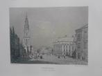 10 / Stadhuis te Groningen. Gravure uit 1882, Antiek en Kunst, Kunst | Etsen en Gravures, Ophalen of Verzenden