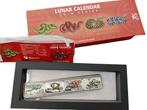 Lunar calender 2014 year of the snake, Ophalen of Verzenden, Zilver