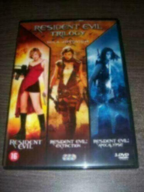 RESIDENT EVIL TRILOGY 3-dic box in nieuwstaat, Cd's en Dvd's, Dvd's | Tv en Series, Zo goed als nieuw, Actie en Avontuur, Boxset