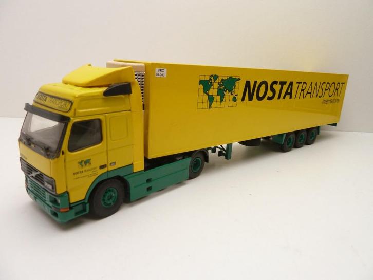 Volvo FH12  '' Nostra transport ''  Tekno, Hobby en Vrije tijd, Modelauto's | 1:50, Zo goed als nieuw, Bus of Vrachtwagen, Tekno