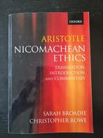 Aristotle: Nicomachean Ethics ( Translation Introduction Com, Ophalen of Verzenden, Beta, Zo goed als nieuw, Sarah Broadie, Christopher Rowe