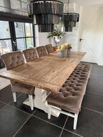 Landelijke eethoek, Ophalen, Zo goed als nieuw, 4 tot 6 stoelen