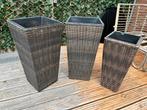 Wicker bloempotten, Ophalen, Steen, Minder dan 30 cm, Minder dan 60 cm