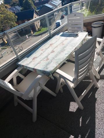 Hartman Tuinset - 4 Stoelen + Tafel + Kussens beschikbaar voor biedingen