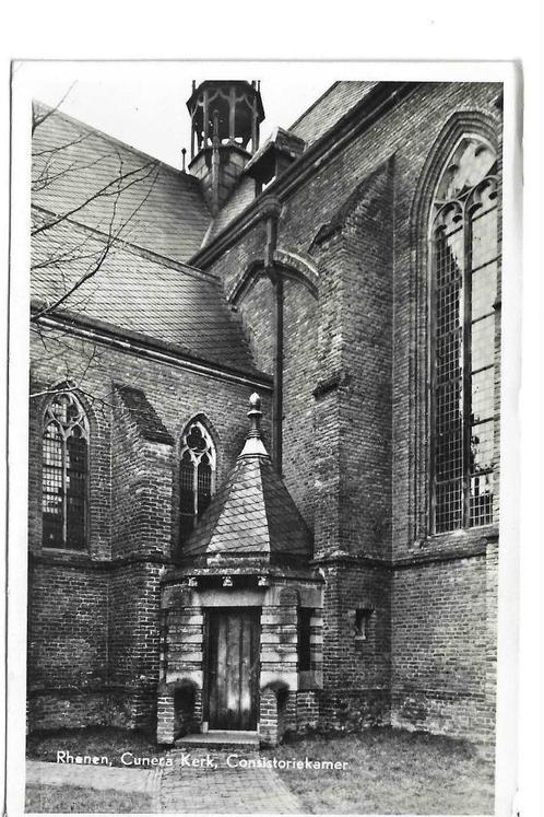 Rhenen, Consistoriekamer Cunera Kerk,  E210, Verzamelen, Ansichtkaarten | Nederland, Gelopen, Utrecht, 1940 tot 1960, Verzenden