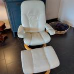 Stressles fauteuil, Ophalen, 75 tot 100 cm, Leer, 50 tot 75 cm