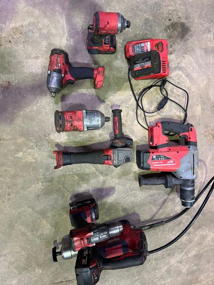 Milwaukee m18 gereedschap, Doe-het-zelf en Verbouw, Gereedschap | Handgereedschap, Zo goed als nieuw, Ophalen of Verzenden