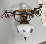 antieke vintage lamp kroonluchter plafondlamp porselein 1950, Antiek en Kunst, Antiek | Lampen, Ophalen of Verzenden