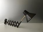 Hala Zeist scissor lamp brown 70s silence of the lamps, Ophalen of Verzenden, Gebruikt, Metaal, Mid century modern vintage design