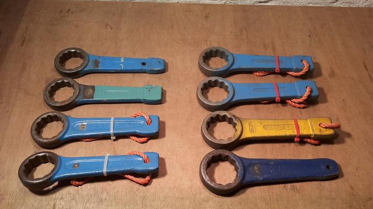 Gedore zgan ringslagsleutels 46 en 50, Auto diversen, Autogereedschap, Zo goed als nieuw, Ophalen of Verzenden