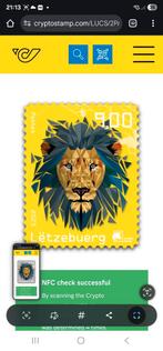 Cryptostamp Luxemburg zwart t/m geel, Ophalen of Verzenden, Luxemburg, Postfris