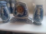 Antiek Delfts Blauw Klokkenstel Societe Ceramique, Ophalen