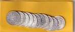 11 Zilveren Juliana Rijksdaalders Divers, Koningin Juliana, Zilver, 2½ gulden, Verzenden