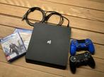 Playstation 4 slim 500 GB, Spelcomputers en Games, Spelcomputers | Sony PlayStation 4, Ophalen, Met 2 controllers, Slim, 500 GB