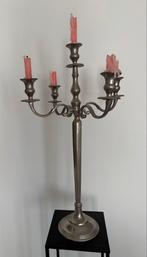 Zilveren kandelaars, 2 stuks, 75 cm hoog, Ophalen, Zilver, 50 tot 75 cm