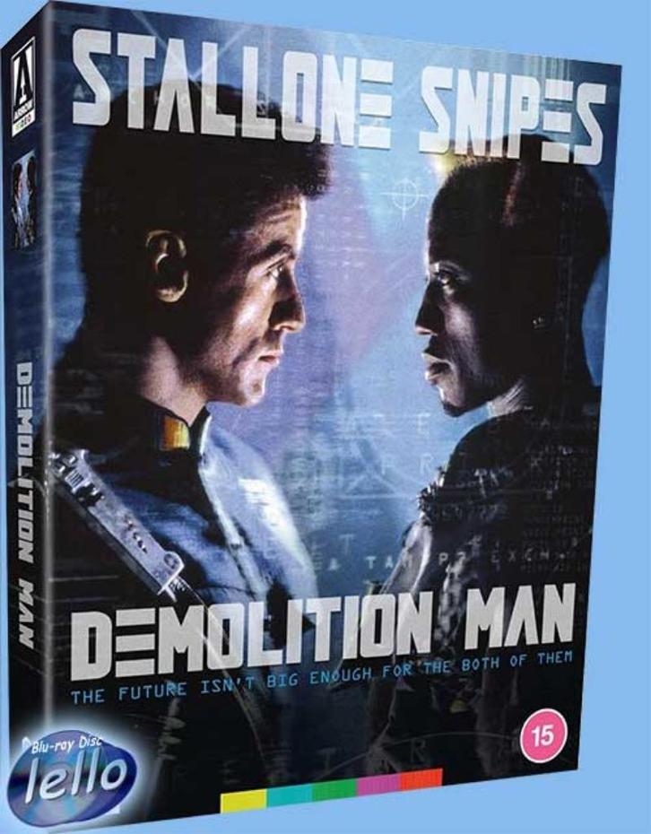 Blu-ray: Demolition Man, L.E. (1993 Sylvester Stallone) UKNN, Cd's en Dvd's, Blu-ray, Nieuw in verpakking, Actie, Ophalen of Verzenden