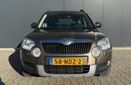 Skoda Yeti 1.2 TSI Ambition Airco Cruise Trekhaak Automaat N, Auto's, Skoda, Stof, Gebruikt, 4 cilinders, Bruin